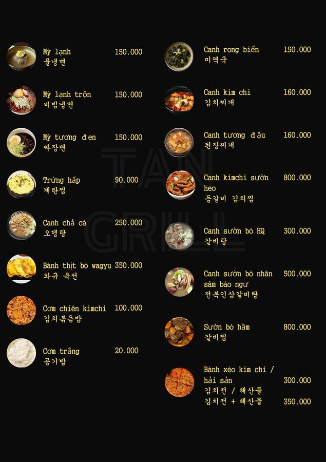 Menu trang 10