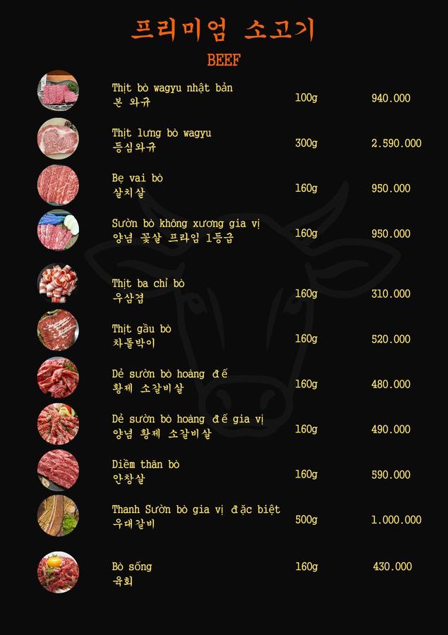 Menu trang 12